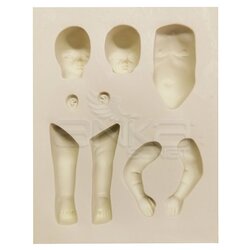 Sculpey - Sculpey Flexible Push Mold Esnek Model Kalıbı Bebe APM72 (1)