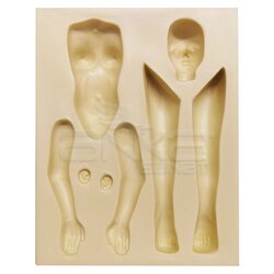 Sculpey Flexible Push Mold Esnek Model Kalıbı Kadın APM71 - Thumbnail