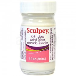 Sculpey - Sculpey Satin Glaze Yarı Mat Kil Verniği 30ml