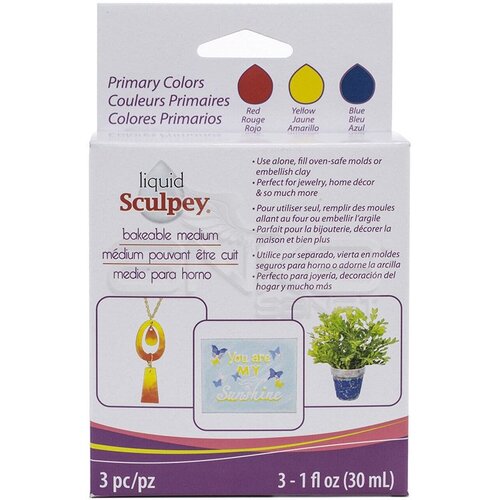 Sculpey Sıvı Polimer Kil 3lü Set 3x30ml Primary Colors ALSPRI1