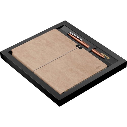 Scrikss Verona Vizon A5 Defter + F108 Bronz Tükenmez Kalem Set SD600-14