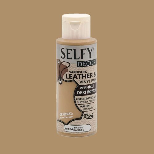 Rich Selfy Decor Vernikli Deri Boyası 120ml Bambu - Bambu