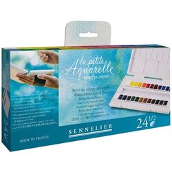 Sennelier - Sennelier Aquarelle Sulu Boya 24lü Tablet 131681 (1)