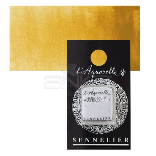 Sennelier Artist Tam Tablet Sulu Boya Yedek Seri 1 No:254 Light Yellow Ochre - 254 Light Yellow Ochre