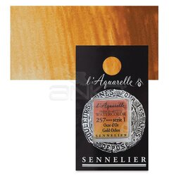 Sennelier - Sennelier Artist Tam Tablet Sulu Boya Yedek Seri 1 No:257 Gold Ochre