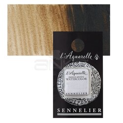 Sennelier - Sennelier Artist Tam Tablet Sulu Boya Yedek Seri 1 No:435 Transparent Brown