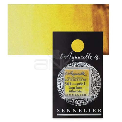 Sennelier Artist Tam Tablet Sulu Boya Yedek Seri 1 No:561 Yellow Lake - 561 Yellow Lake