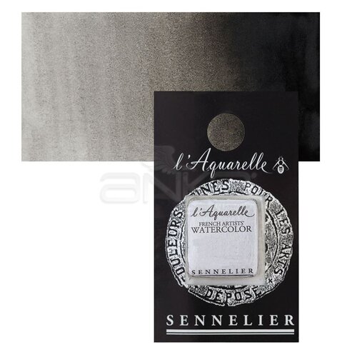 Sennelier Artist Tam Tablet Sulu Boya Yedek Seri 1 No:753 Ivory Black - 753 Ivory Black