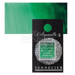 Sennelier - Sennelier Artist Tam Tablet Sulu Boya Yedek Seri 1 No:817 Sennelier Green