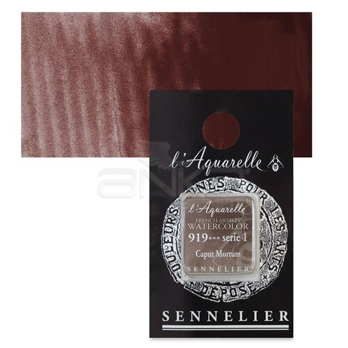 Sennelier Artist Tam Tablet Sulu Boya Yedek Seri 1 No:919 Caput Mortum - 919 Caput Mortum