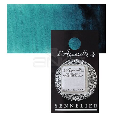 Sennelier Artist Tam Tablet Sulu Boya Yedek Seri 2 No:341 Phthalocyanine Turquoise - 341 Phthalocyanine Turquoise