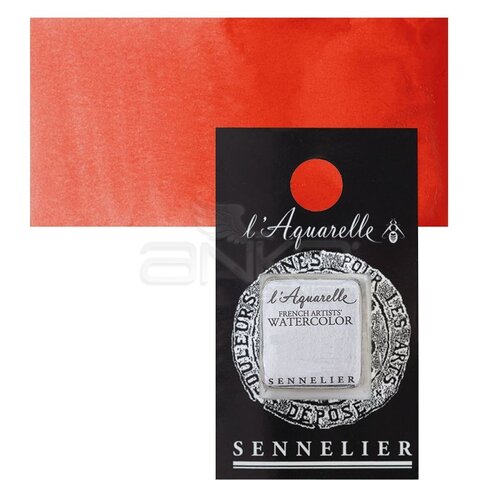 Sennelier Artist Tam Tablet Sulu Boya Yedek Seri 2 No:612 Scarlet Laquer - 612 Scarlet Laquer