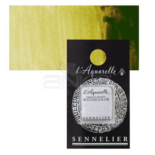 Sennelier Artist Tam Tablet Sulu Boya Yedek Seri 2 No:857 Brown Green - 857 Brown Green