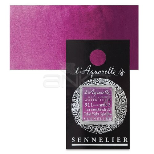 Sennelier Artist Tam Tablet Sulu Boya Yedek Seri 2 No:911 Cobalt Violet Light Hue - 911 Cobalt Violet Light Hue