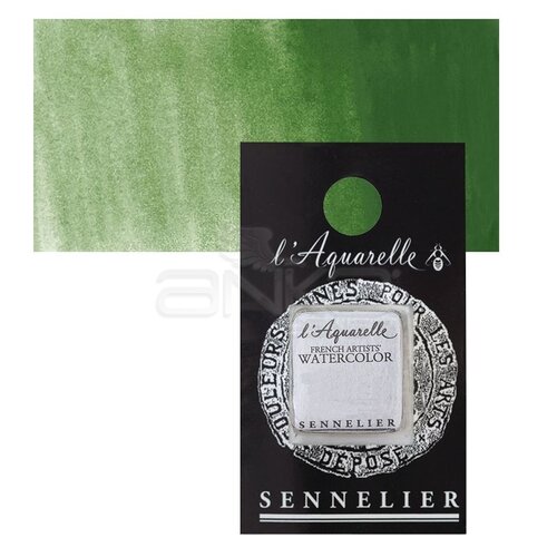 Sennelier Artist Tam Tablet Sulu Boya Yedek Seri 3 No:815 Cromium Oxide Green - 815 Cromium Oxide Green