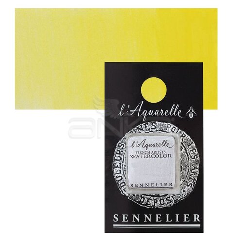 Sennelier Artist Tam Tablet Sulu Boya Yedek Seri 4 No:535 Cadmium Yellow Lemon - 535 Cadmium Yellow Lemon