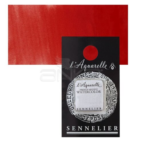 Sennelier Artist Tam Tablet Sulu Boya Yedek Seri 4 No:605 Cadmium Red Light - 605 Cadmium Red Light