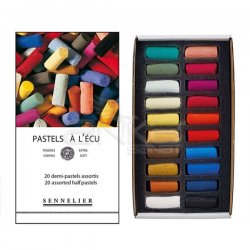 Sennelier - Sennelier Extra Soft Pastel Boya Assorted 20li Yarım Boy