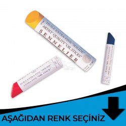 Sennelier - Sennelier Oil Stick Mavi Tonlar