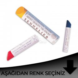 Sennelier - Sennelier Oil Stick Siyah Tonlar