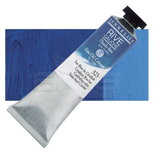 Sennelier Rive Gauche Yağlı Boya 40ml 323 Cerulean Blue hue - 323 Cerulean Blue hue