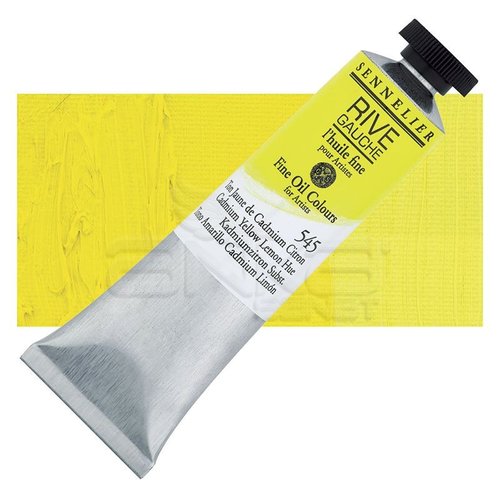 Sennelier Rive Gauche Yağlı Boya 40ml 545 Cadmium Yellow Lemon Hue - 545 Cadmium Yellow Lemon Hue