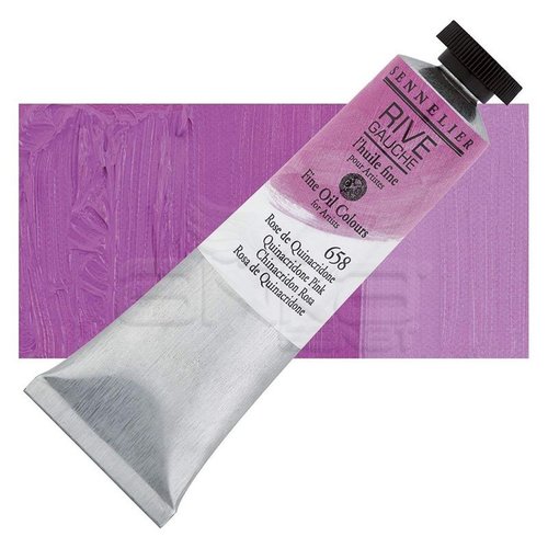 Sennelier Rive Gauche Yağlı Boya 40ml 658 Quinacridone Pink - 658 Quinacridone Pink