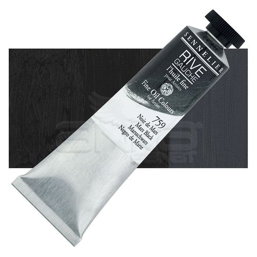 Sennelier Rive Gauche Yağlı Boya 40ml 759 Mars Black - 759 Mars Black