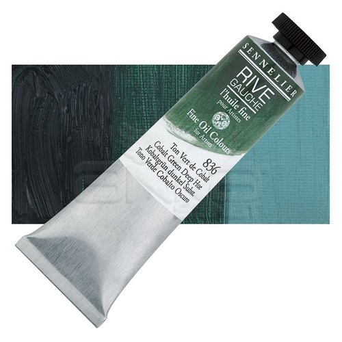 Sennelier Rive Gauche Yağlı Boya 40ml 836 Cobalt Green Deep Hue - 836 Cobalt Green Deep Hue