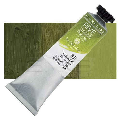 Sennelier Rive Gauche Yağlı Boya 40ml 851 Golden Green - 851 Golden Green