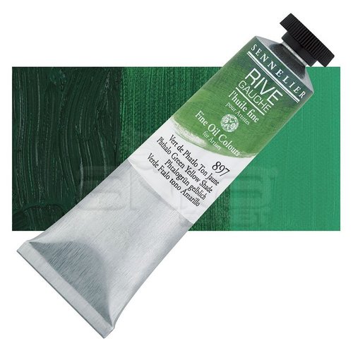 Sennelier Rive Gauche Yağlı Boya 40ml 897 Phthalo Green Yellow Shade - 897 Phthalo Green Yellow Shade