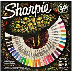 Sharpie Fine Permanent Marker 30lu Kertenkele 2061335 - Thumbnail