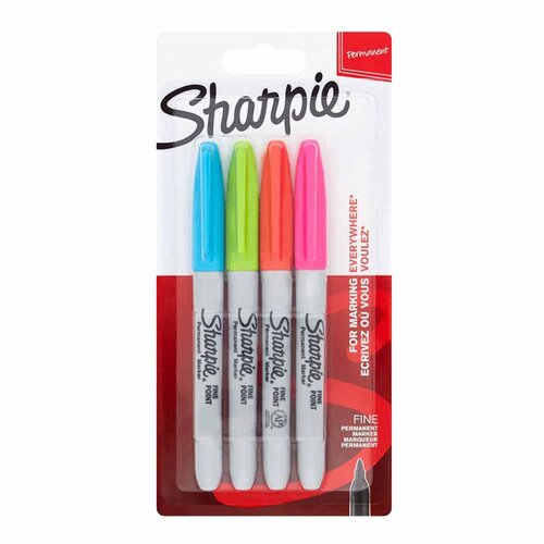 Sharpie Fine Point Marker Kalem 4lü Set Canlı Renkler 2065403