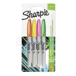 Sharpie - Sharpie Fine Point Marker Kalem 4lü Set Neon Renkler