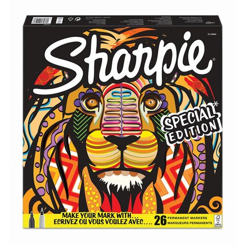 Sharpie Permanent Marker Karışık Kutu Aslan 26lı 2110123