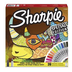 Sharpie - Sharpie Permanent Marker Karışık Kutu Gergedan 20li 2110122