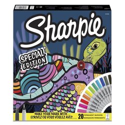 Sharpie - Sharpie Permanent Marker Karışık Kutu Kaplumbağa 20li 2115767