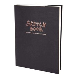 Lutart - Lutart Sketch Book Siyah 100g A4 120 Yaprak