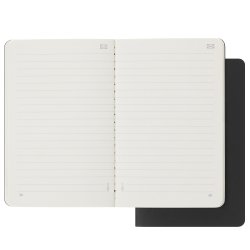 Moleskine - Moleskine Smart Cahier Journal Cep Boy Not Defteri 2li Set Siyah (1)