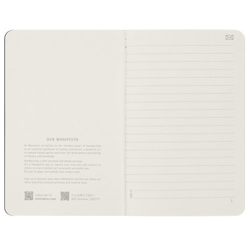 Moleskine Smart Cahier Journal Cep Boy Not Defteri 2li Set Siyah