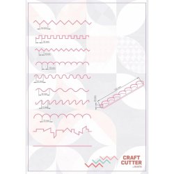 Smarta - Smarta Silikon Kalıplar Kesiciler Desenli Cetvel 10 Parça SK1017003 (1)