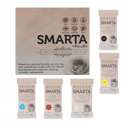 Smarta - Smarta Hava ile Kuruyan Modelleme Hamuru 5li set 5x50gr