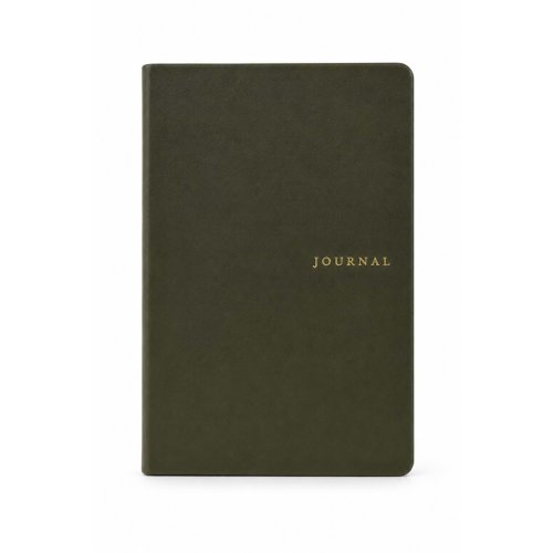 Victorias Journals Smyth Art Vegan Deri Defter 100g 96 Yaprak A5 Düz Yeşil
