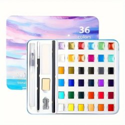 Art Design - Art Design Solid Water Color Suluboya Seti 36lı