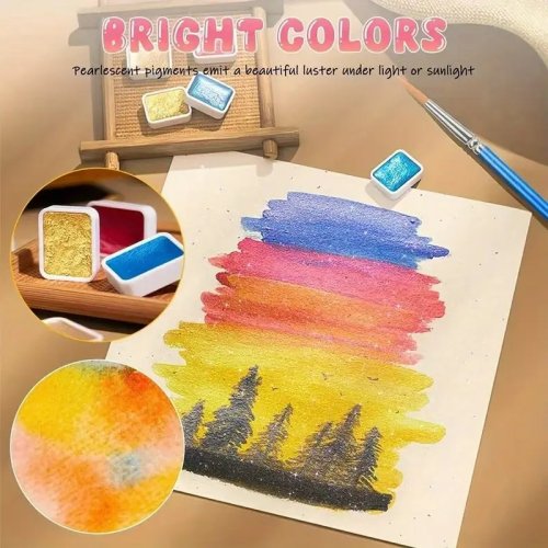 Art Design Solid Water Color Suluboya Seti 36lı