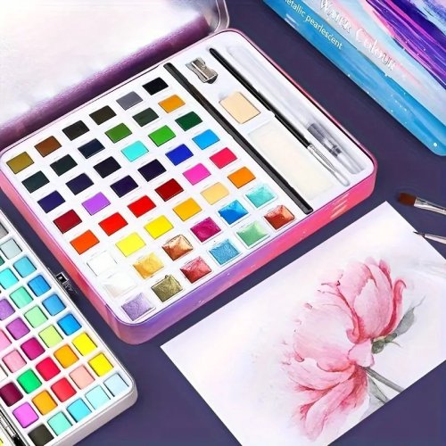 Art Design Solid Water Color Suluboya Seti 48li