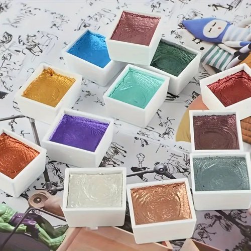 Art Design Solid Water Color Suluboya Seti 48li