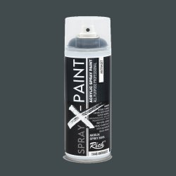 Rich - Rich Spray X-Paint Akrilik Sprey Boya 400ml Antrasit