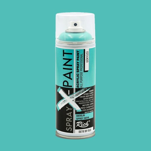 Rich Spray X-Paint Akrilik Sprey Boya 400ml Gökyüzü - Gökyüzü