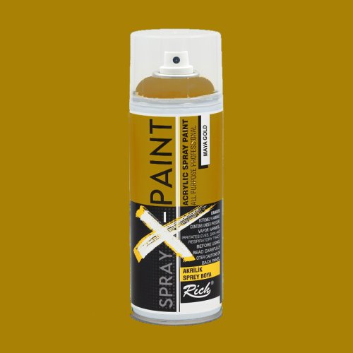 Rich Spray X-Paint Akrilik Sprey Boya 400ml Maya Gold - Maya Gold